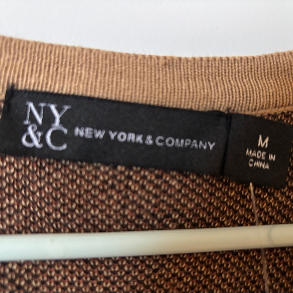New York & Company Animal Print Cardigan - Picture 4 of 5
